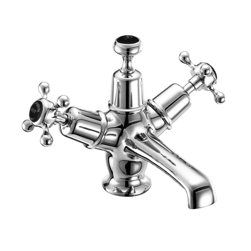 Claremont basin mixer with click-clack waste